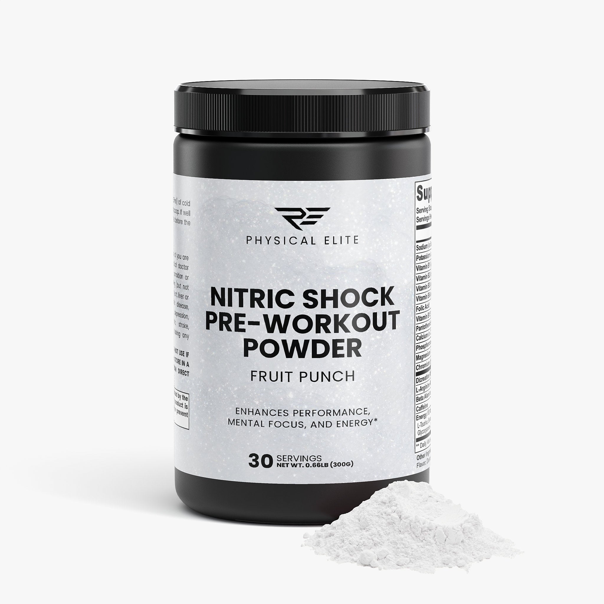 Nitric Shock Pre-Workout Powder (Fruit Punch)