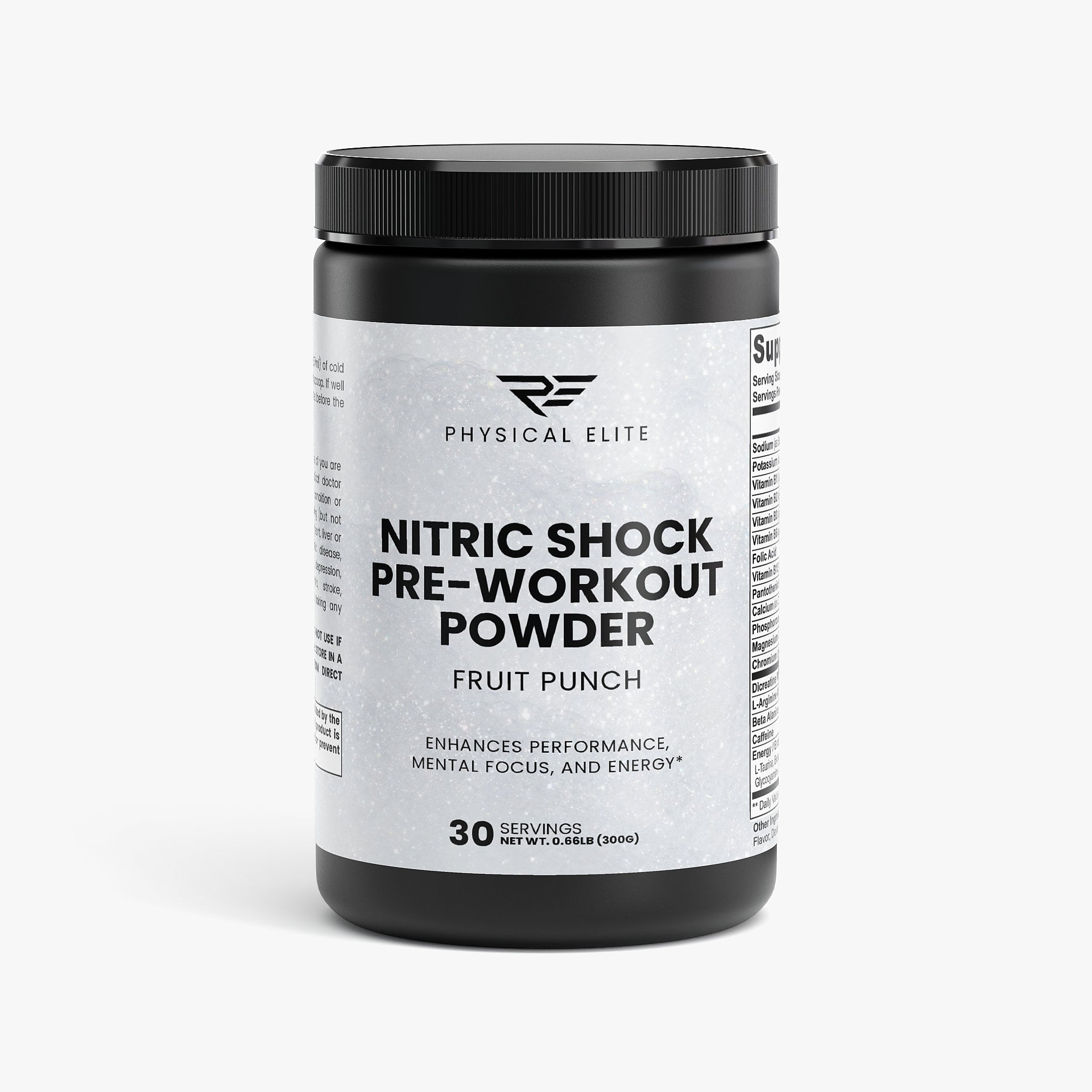 Nitric Shock Pre-Workout Powder (Fruit Punch)